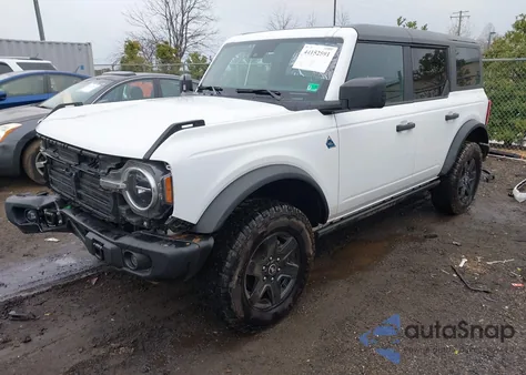 2024 Ford Bronco Black Diamond z USA, uszkodzony, nr VIN 1FMEE1BP2RLA30728